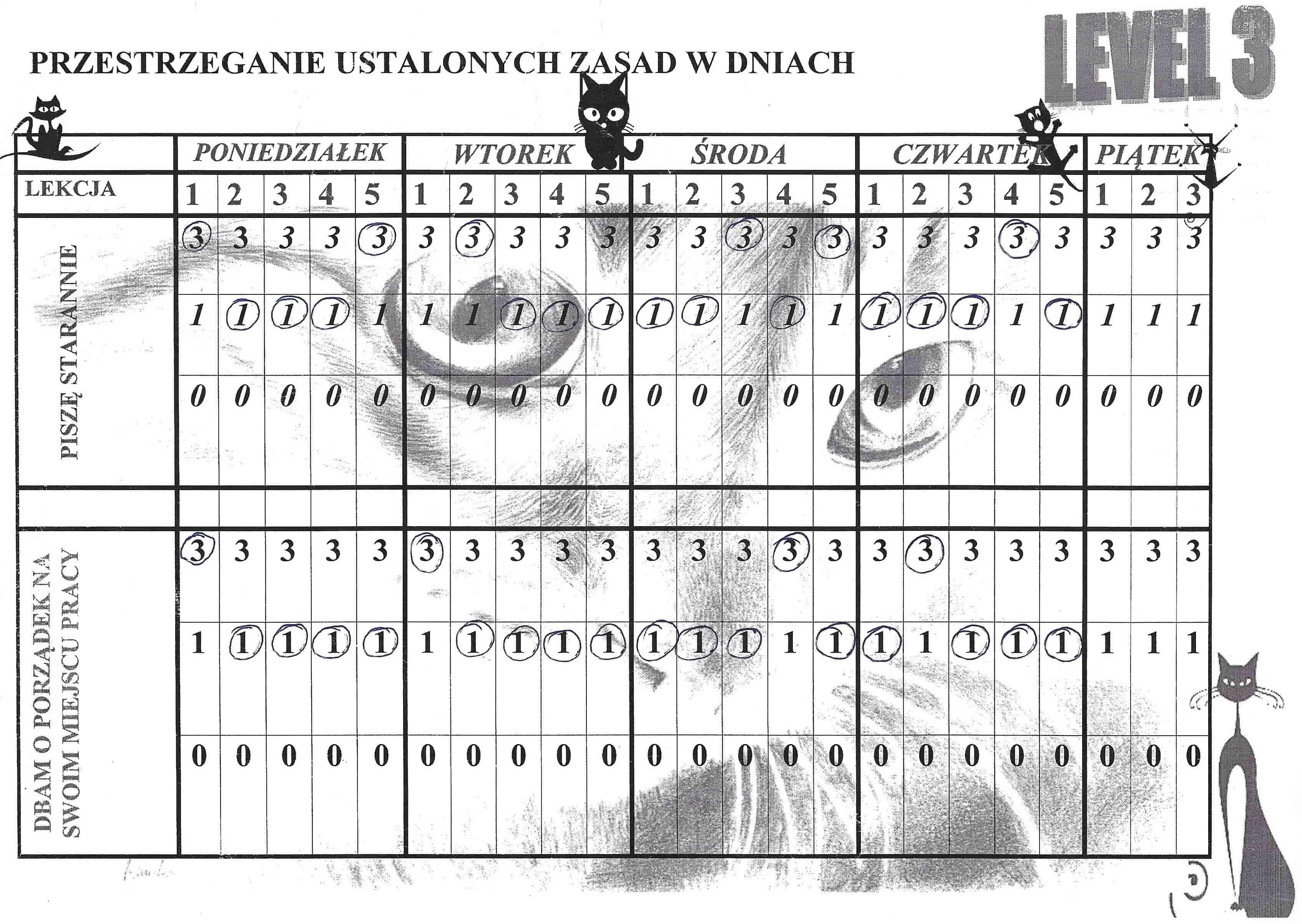 dashboard with points